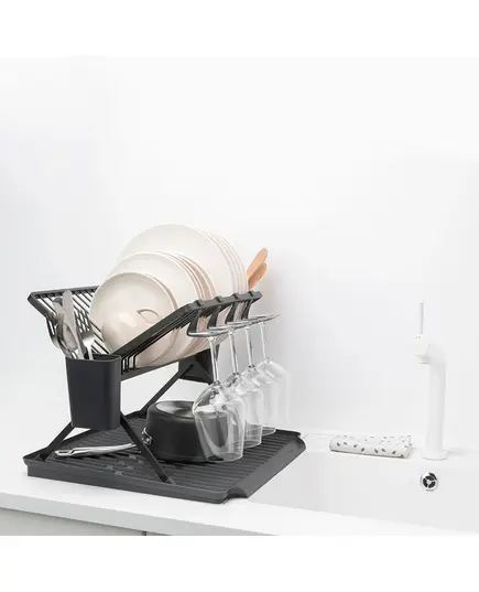 Сгъваем сушилник за съдове brabantia, dark grey