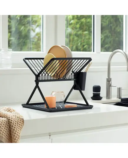 Компактен сгъваем сушилник brabantia, dark grey