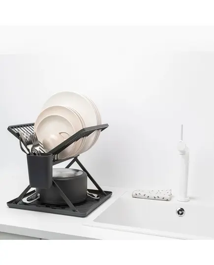 Компактен сгъваем сушилник brabantia, dark grey