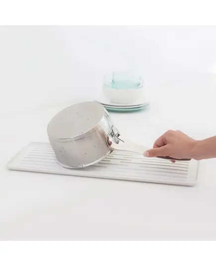 Сушилник за съдове brabantia light grey, компактен