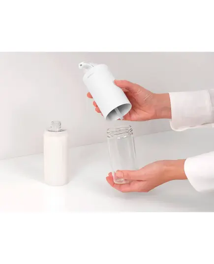 Дозатор за течен сапун brabantia sinkstyle mineral fresh white, 200ml