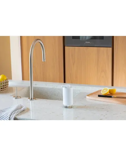 Дозатор за течен сапун brabantia sinkstyle mineral fresh white, 200ml