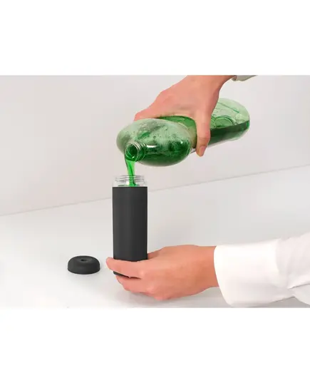 Дозатор за препарат за съдове brabantia sinkstyle mineral infinite grey, 200ml