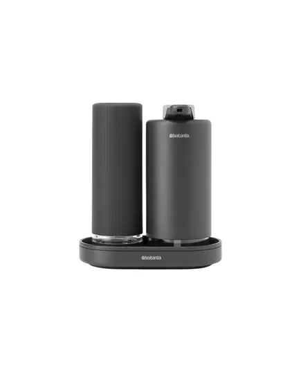 Комплект дозатори за сапун brabantia sinkstyle mineral infinite grey, 2x200ml