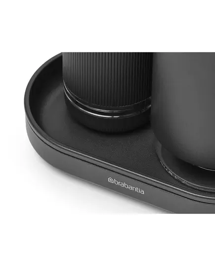 Комплект дозатори за сапун brabantia sinkstyle mineral infinite grey, 2x200ml