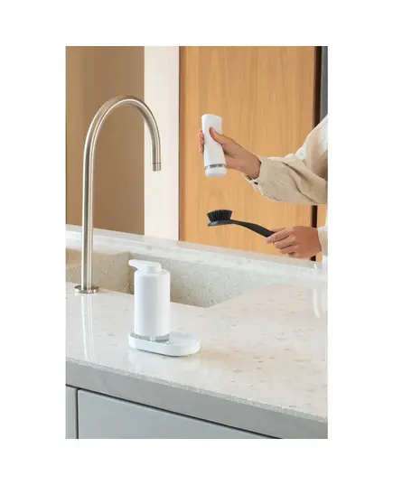 Комплект дозатори за сапун brabantia sinkstyle mineral fresh white, 2x200ml