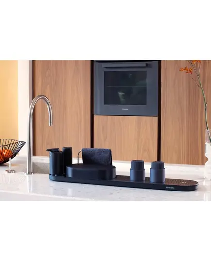 Комплект за мивка brabantia sinkstyle mineral infinite grey 4 части