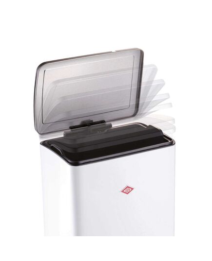 Кош за отпадъци wesco bigdoubleboy 2x18l бял