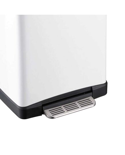 Кош за отпадъци wesco bigdoubleboy 2x18l бял