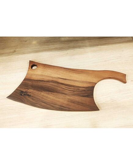 Дъска за рязане и сервиране сатър с остър връх, орех