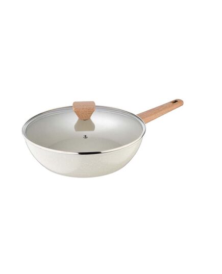 Дълбок тиган с капак bergner naturally 28 см