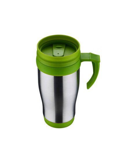 Термо чаша renberg 400 мл зелена с дръжка