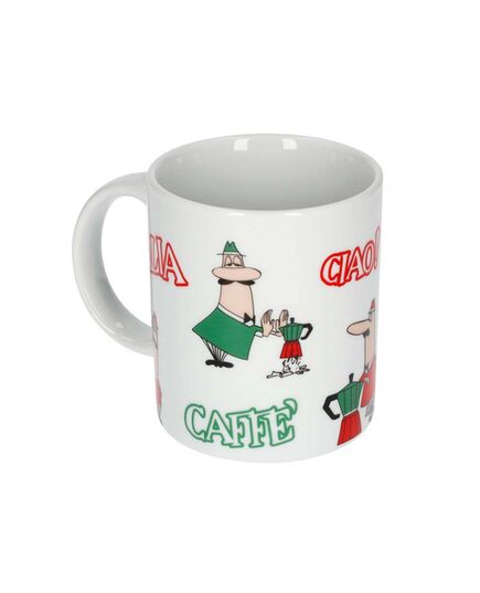 Чашa за чай tricolore omino bialetti 320 мл