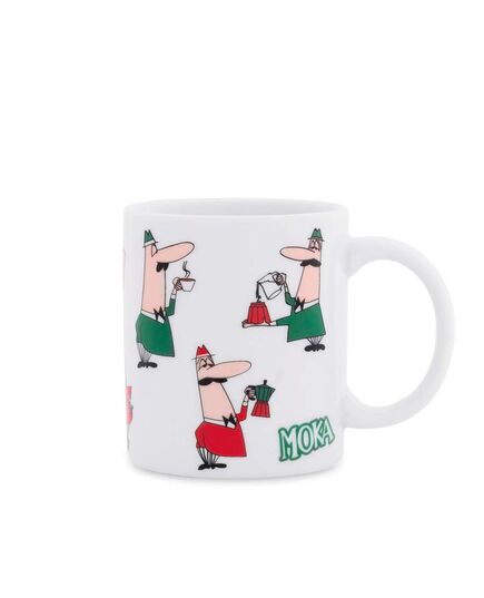 Чашa за чай tricolore omino bialetti 320 мл