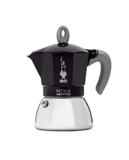 Кафеварка new moka bialetti 6 чаши индукционна черна