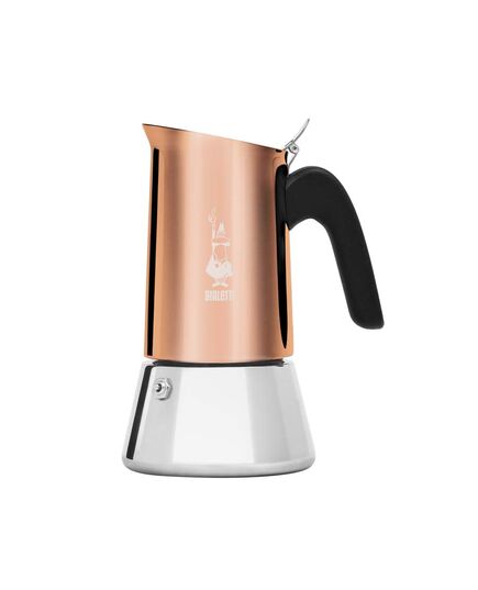 Кафеварка new venus bialetti 4 чаши индукционна медна