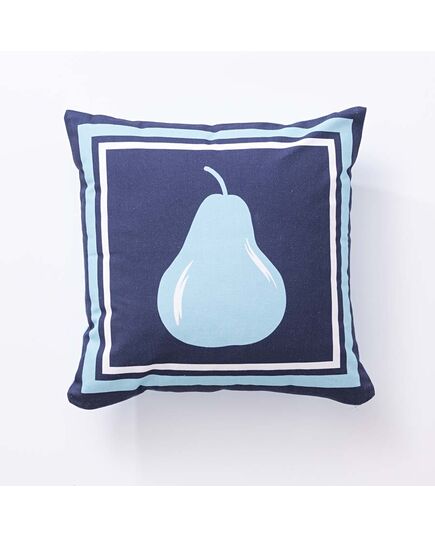 Възглавница benetton fruits 40х40 см тъмно синя, синя круша