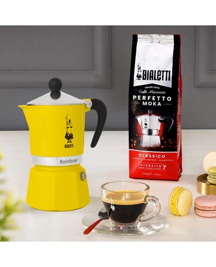 Кафеварка rainbow bialetti 1 чаша жълта