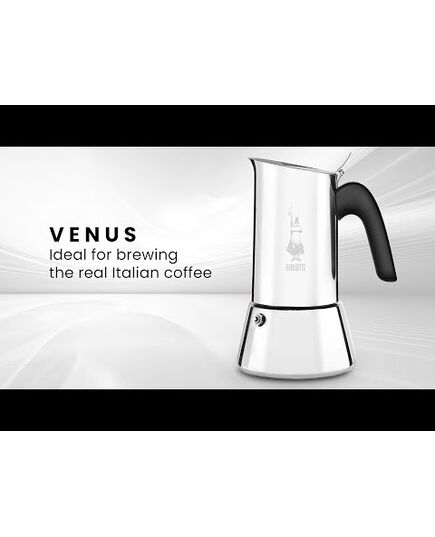 Кафеварка new venus bialetti 4 чаши индукционна медна
