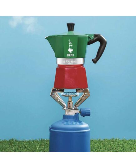 Кафеварка moka express italy bialetti 6 чаши tricolore