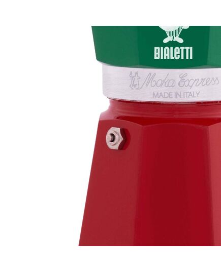 Кафеварка moka express italy bialetti 6 чаши tricolore