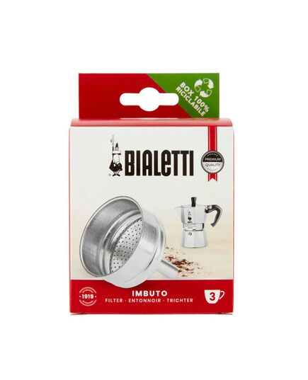 Резервна фуния - филтър за кафеварки bialetti 3 чаши