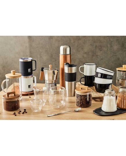 Комплект 2 броя двустенни чаши bergner coffee&tea lovers 100 мл