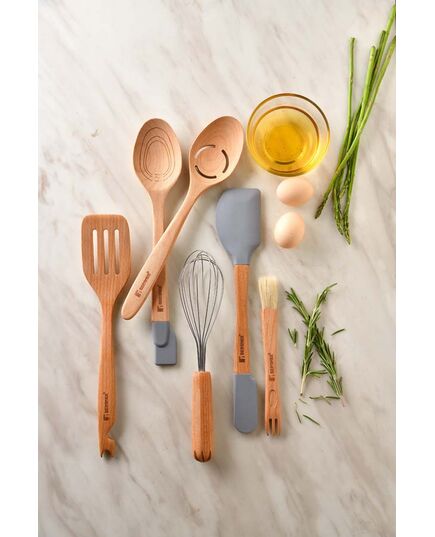 Решетъчна лъжица  bergner genius 32 см дървена