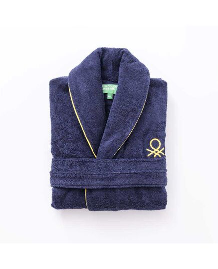 Халат за баня benetton core m/l тъмносин