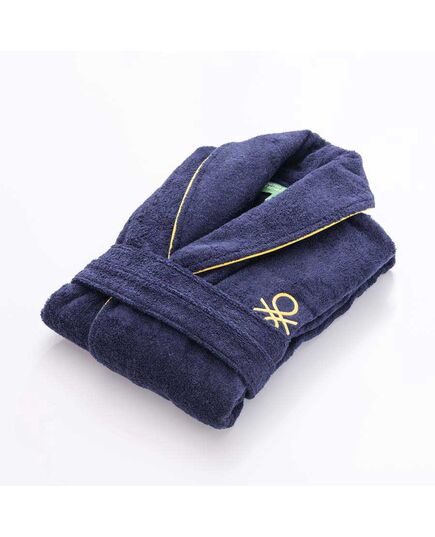 Халат за баня benetton core m/l тъмносин