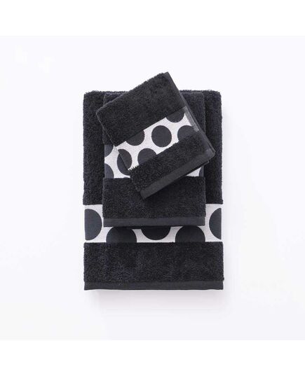 Комплект 3 бр кърпи benetton fw23 черни с точки