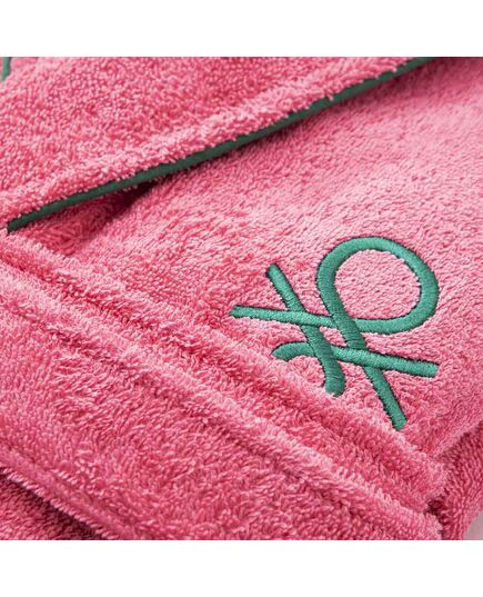 Халат за баня benetton core l/xl розов