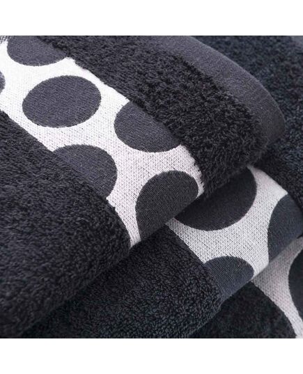 Комплект 3 бр кърпи benetton fw23 черни с точки