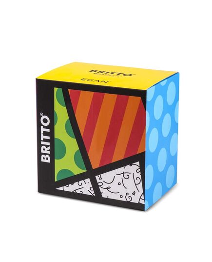 Комплект 2 чаши за капучино цвете britto icons 220 мл с чинийки