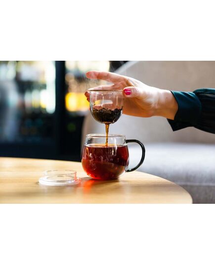 Чаша за чай с инфузер vialli design bolla 400 мл