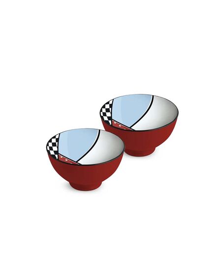 Комплект 2 броя купички egan wara 11 см червени