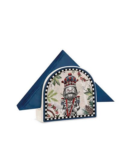 Поставка за салфетнки egan christmas, лешникотрошачката 12х11 см