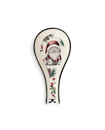 Подложка за лъжица за готвене egan christmas, дядо коледа 21х10 см