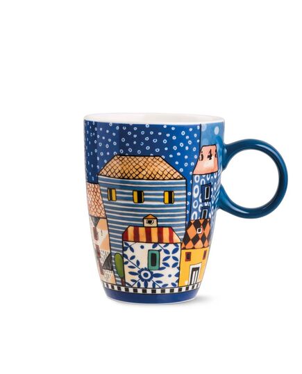 Чаша за чай egan, paese mio 430 мл синя