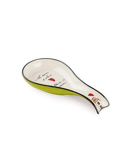 Подложка за лъжица за готвене egan le casette 21х10 см зелена