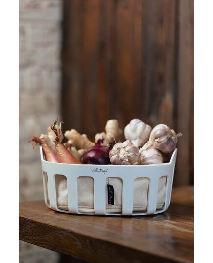 Панер за хляб vialli design livio бял