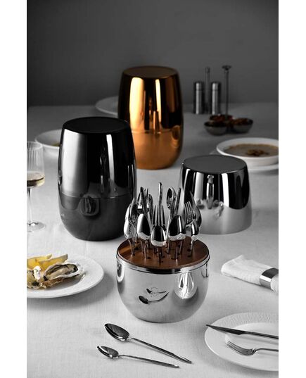 Прибори за хранене masterpro the drop  24 части със стойка яйце