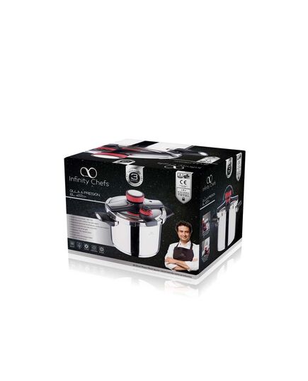 Тенджера под налягане infinity chefs capri 6 л 22 см