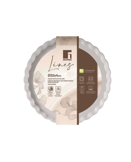 Кръгла форма за пай bergner lines 32х4 см