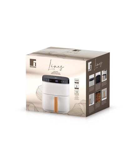 Фритюрник с горещ въздух bergner lines 5 л 1500 w