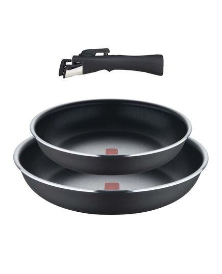 Комплект 2 тигана с подвижна дръжка bergner click&cook 24/28 см