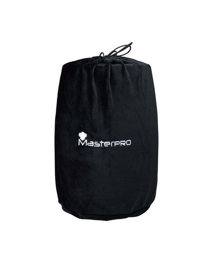 Прибори за хранене masterpro the drop black 24 части със стойка яйце