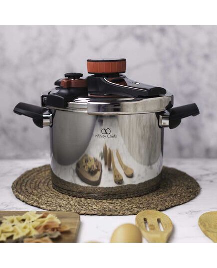 Тенджера под налягане infinity chefs capri 6 л 22 см