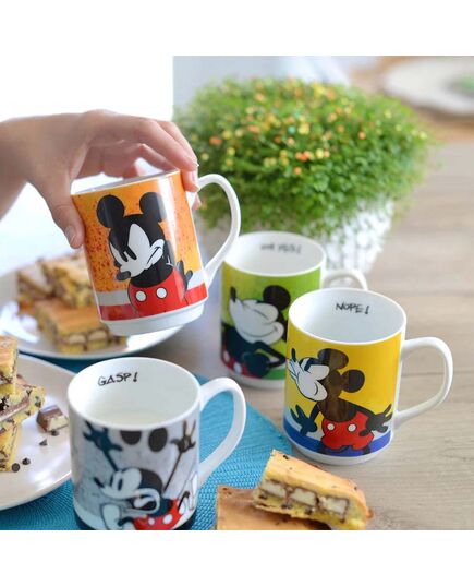 Чаша за чай disney, mickey i am 350 мл оранжева