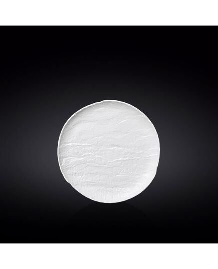 Кръгло плато wilmax slatestone white matt 18 см